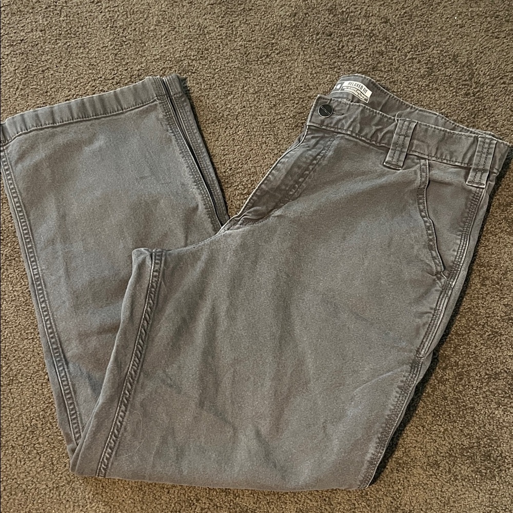 Carhartt Men's Grey Work Pants 36x30
